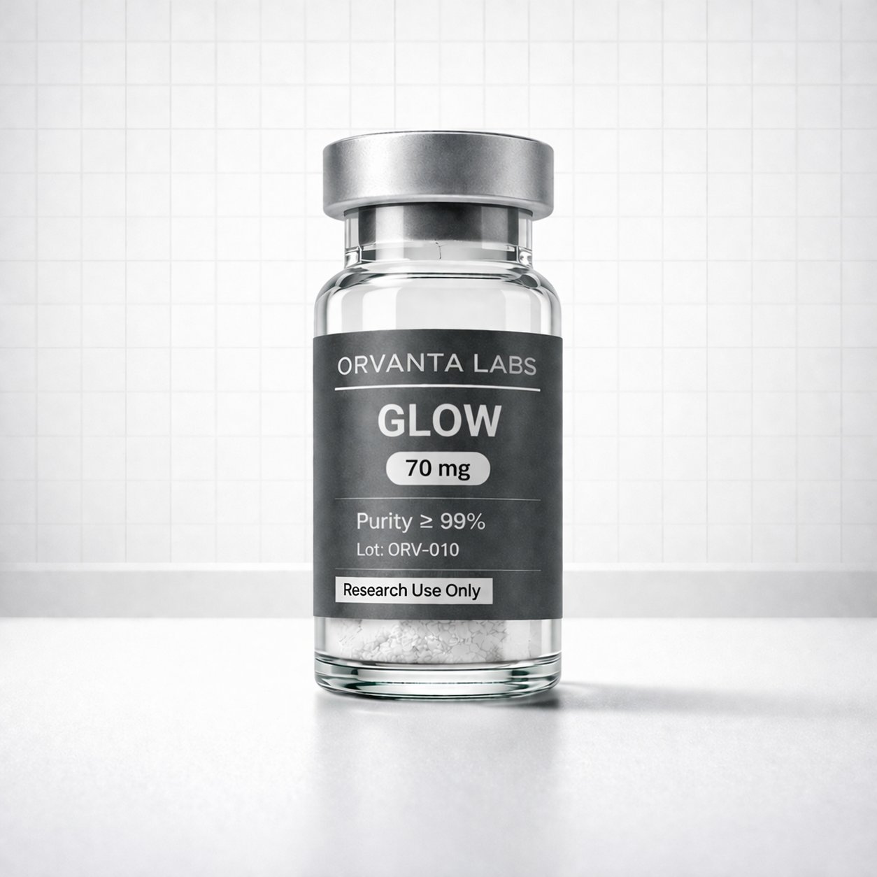 GLOW 70mg vial